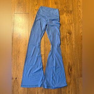 Arie Offline Crossover Blue Flared Leggings